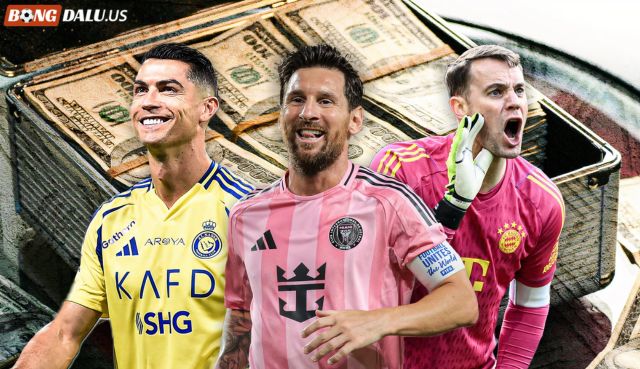 Top 10 cầu thủ lương cao nhất thế giới 2025 Top 10 cầu thủ lương cao nhất thế giới 2025