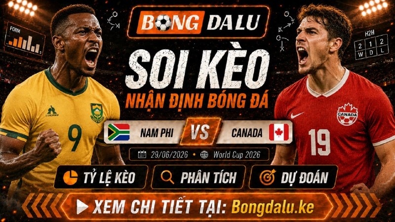Lực lượng dự kiến của Nam Phi vs Canada