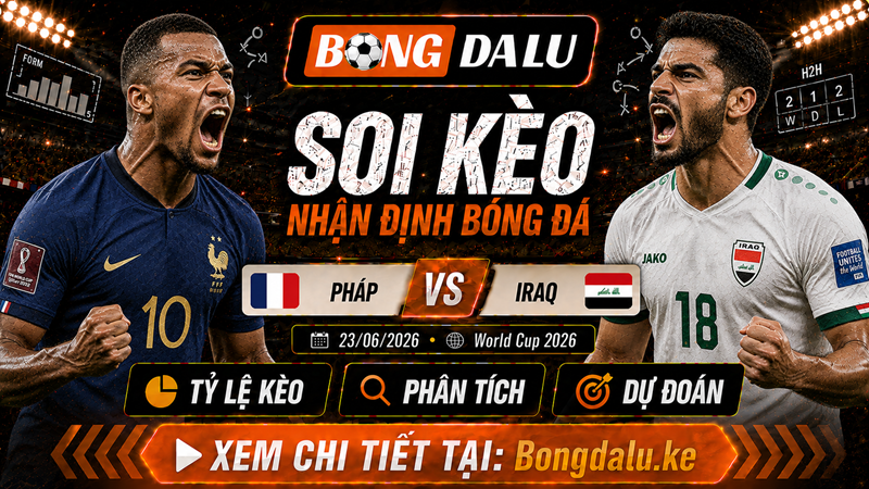 Lực lượng dự kiến của Pháp vs Iraq