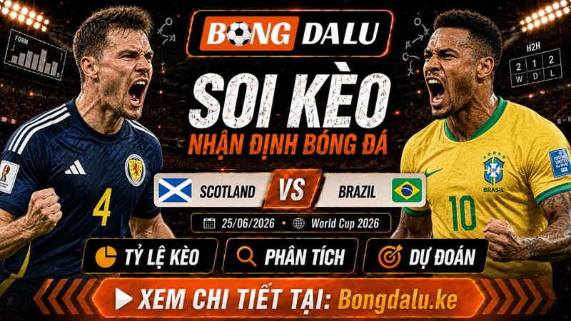 Lực lượng ra sân dự kiến của Scotland vs Brazil Lực lượng ra sân dự kiến của Scotland vs Brazil