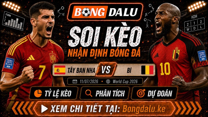 Đội hình ra sân dự kiến của Tây Ban Nha vs Bỉ